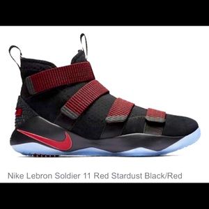 Nike Lebron Soldier 11 (Red Stardust), Mens 9.5